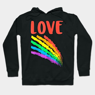 Womens LGBT Love  Cute Hoodie